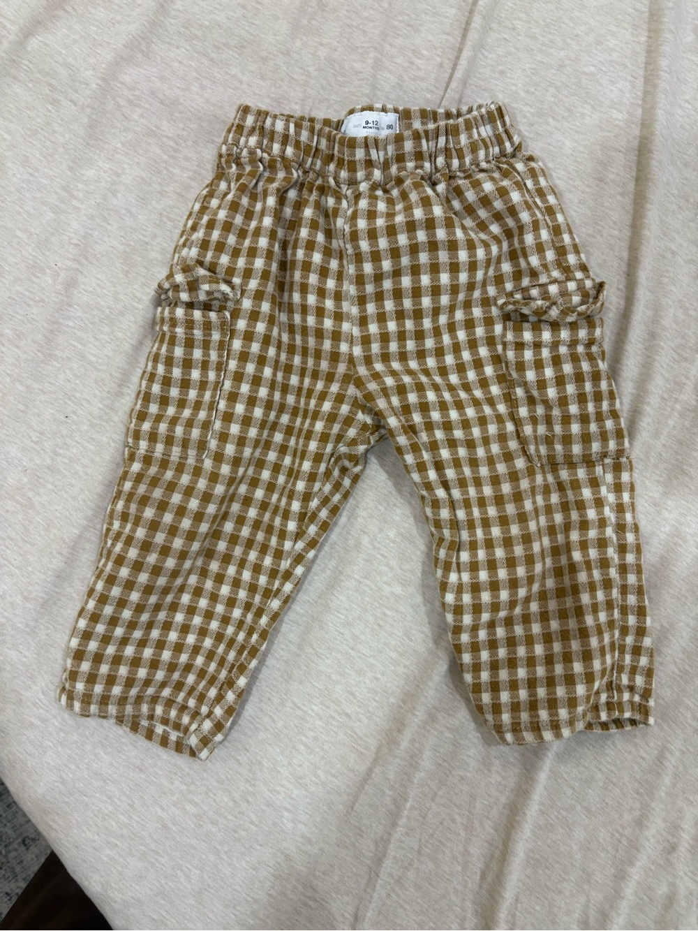 Zara Plaid Baby Pants